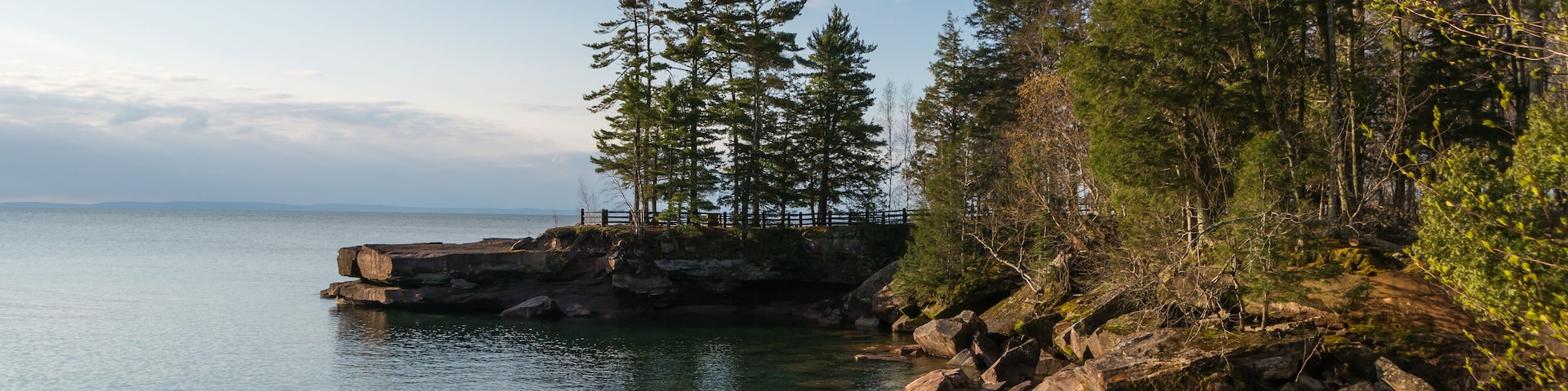 Big Bay State Park on Madeline Island. Spring 2016 Series, Madeline Island, Wisconsin (May 2016); Shutterstock ID 446953213; Purchase Order: -