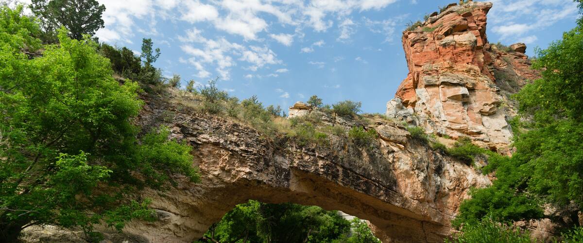 Ayres Natural Bridge Park Converse County Wyoming LaPrele Creek