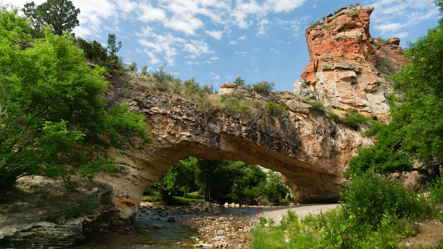 Ayres Natural Bridge Park Converse County Wyoming LaPrele Creek
