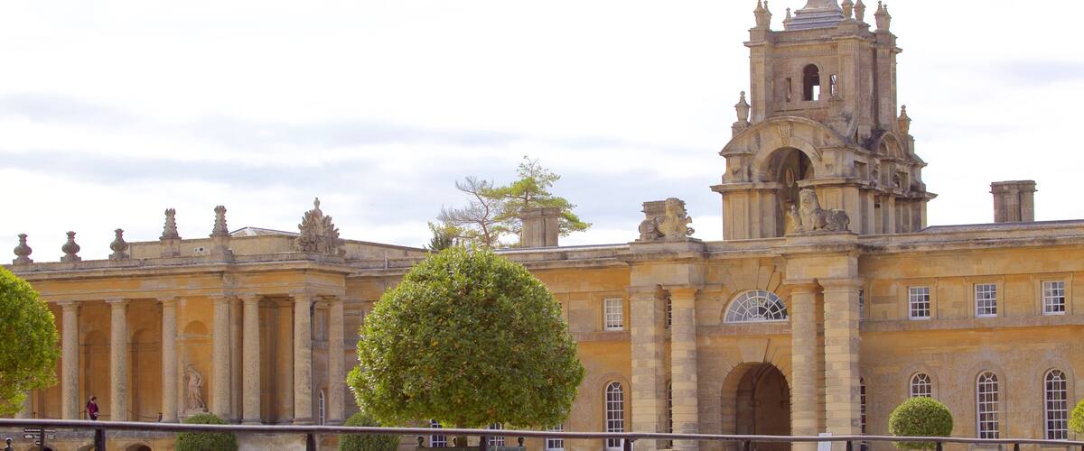 Palais de Blenheim mettant en vedette patrimoine architectural et patrimoine historique