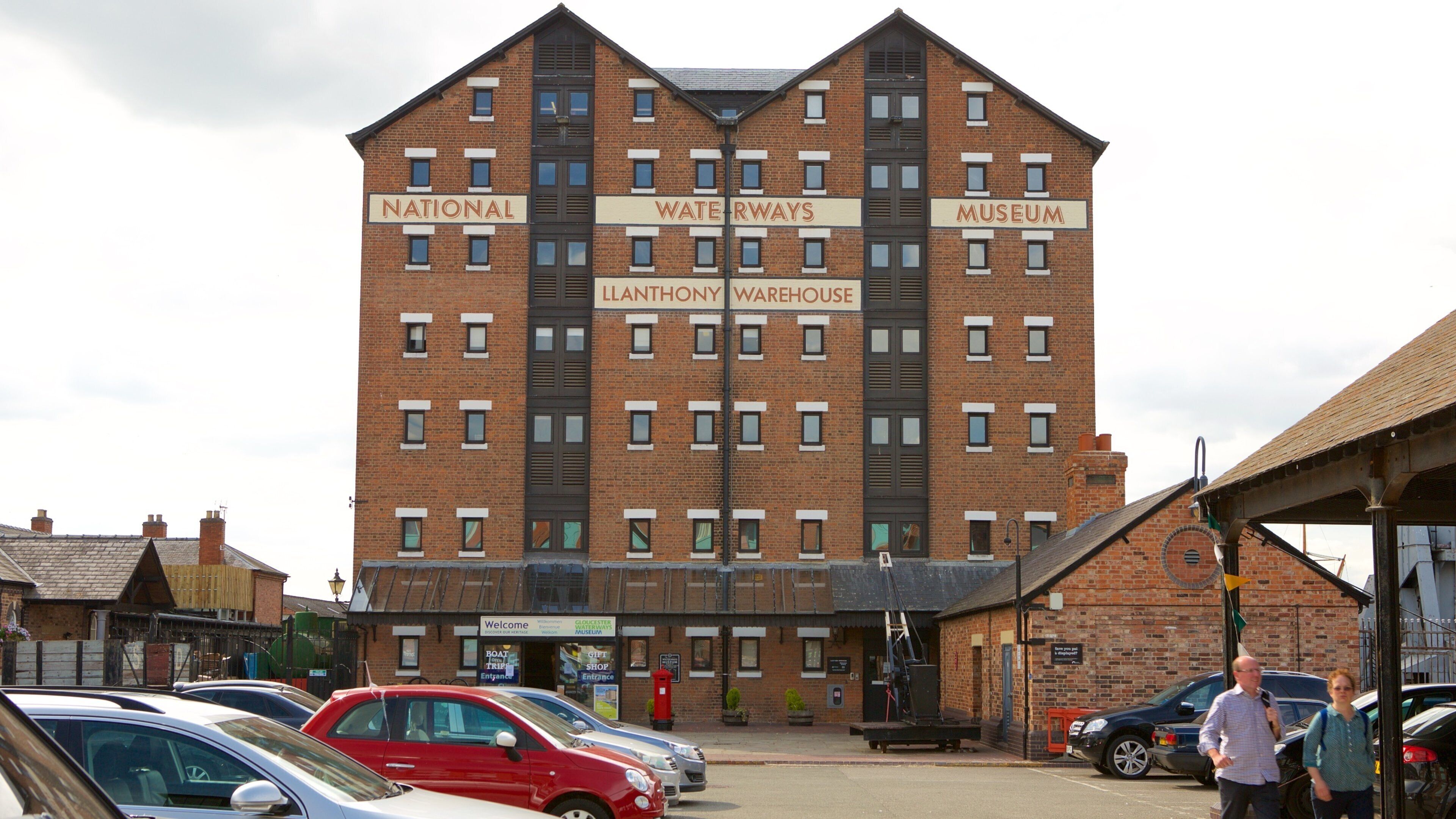 National Waterways Museum แสดง ป้าย