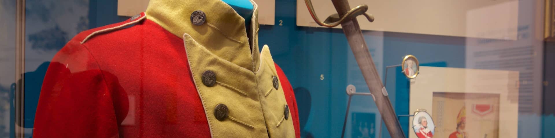 Regiments of Gloucestershire Museum which includes interior views