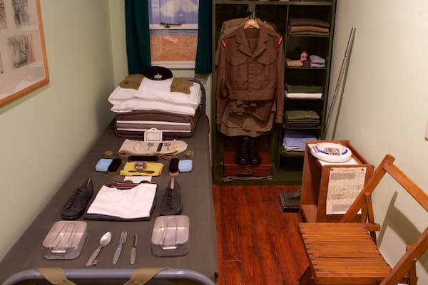 Regiments of Gloucestershire Museum das einen MilitÀrisches und Innenansichten