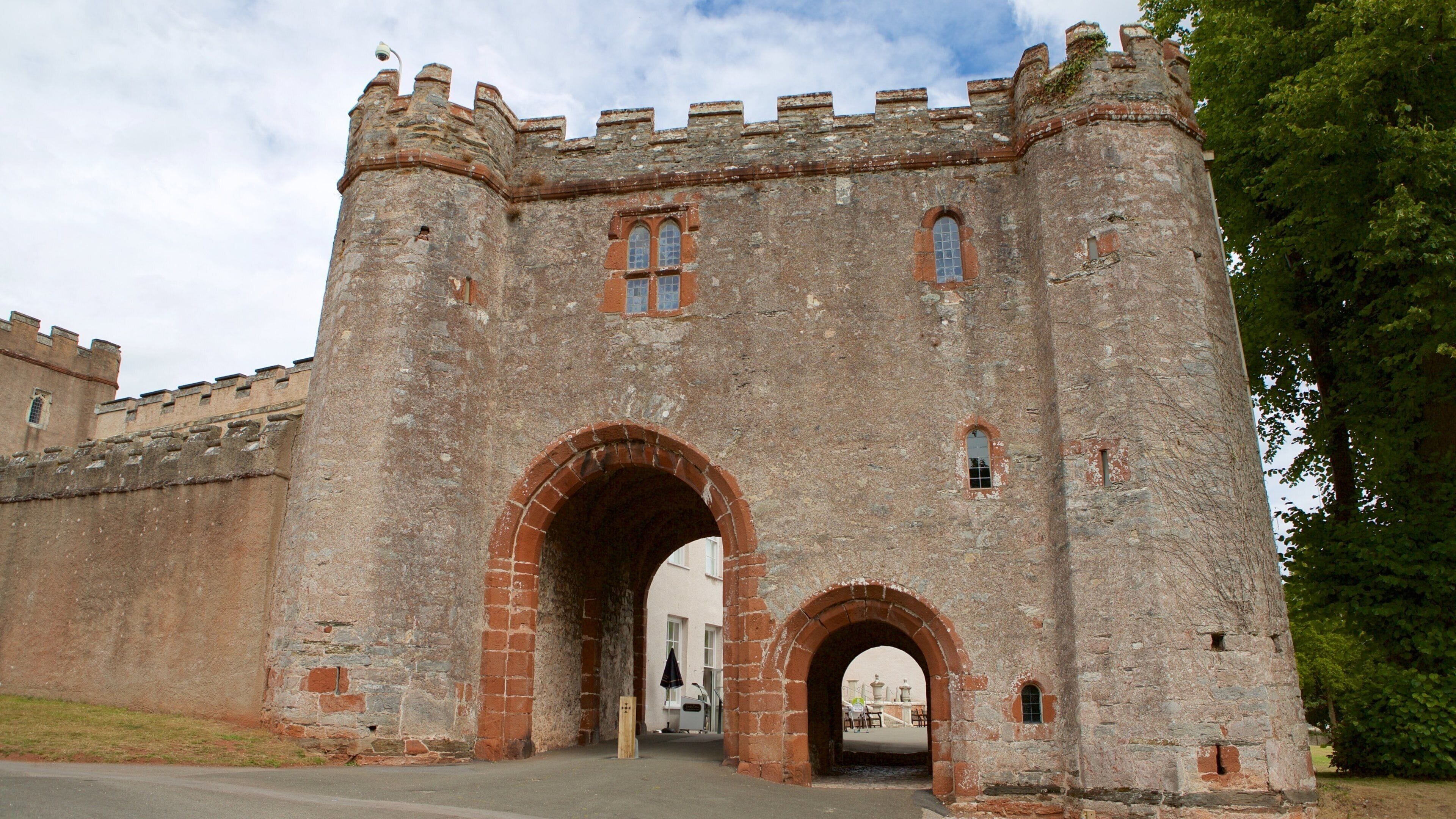 Torre Abbey que inclui elementos de patrimônio