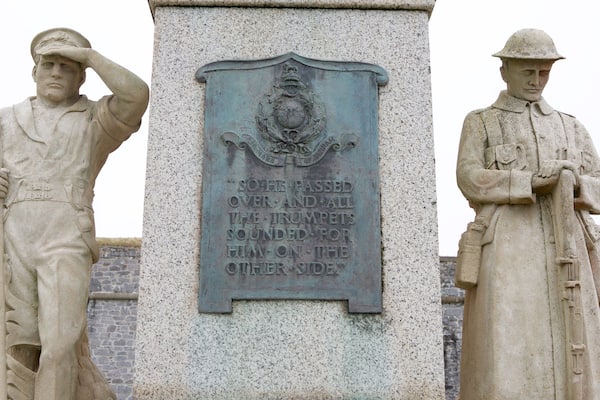 Royal Citadel showing signage, heritage elements and military items