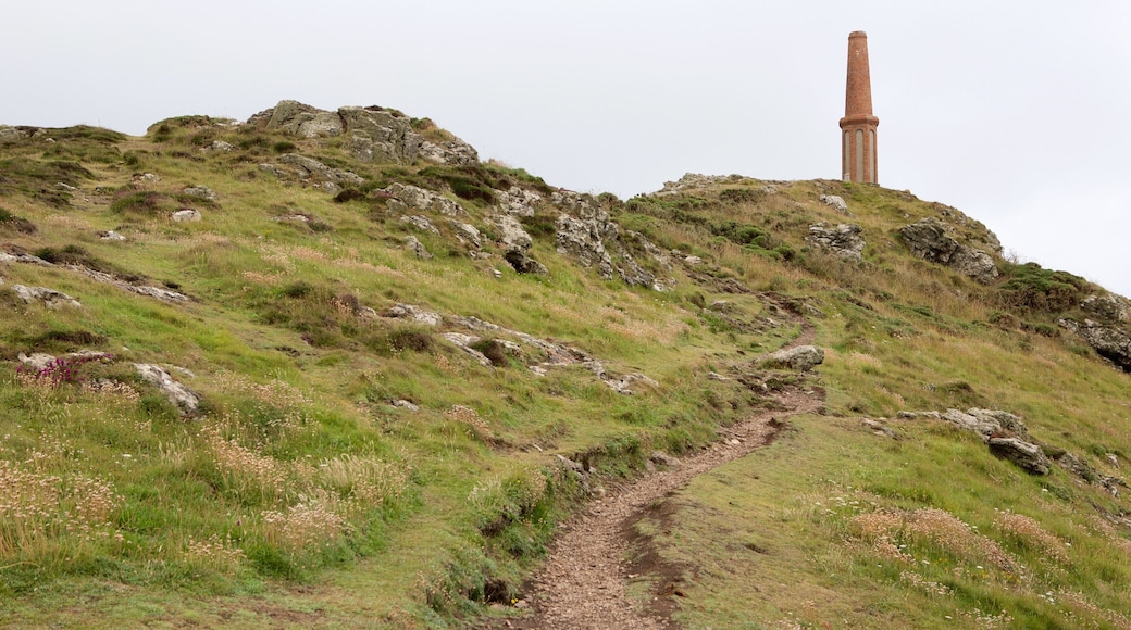 Cape Cornwall which includes a monument and tranquil scenes