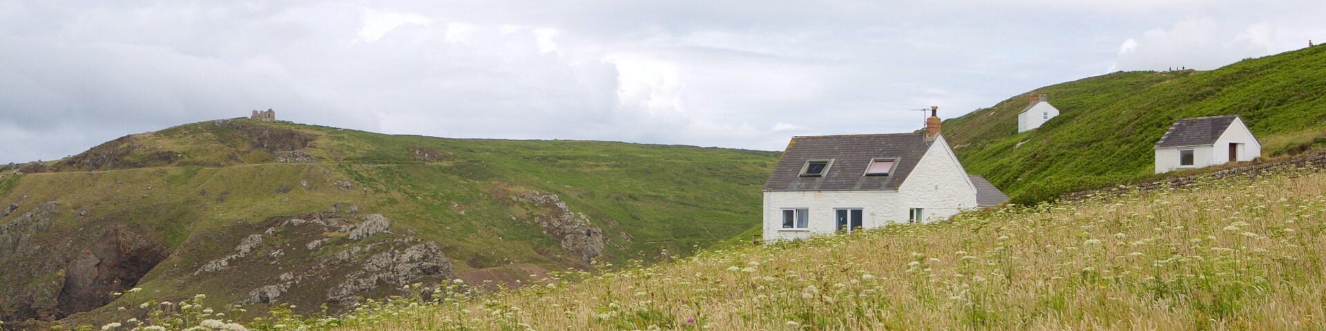 Cape Cornwall que incluye granja y una casa