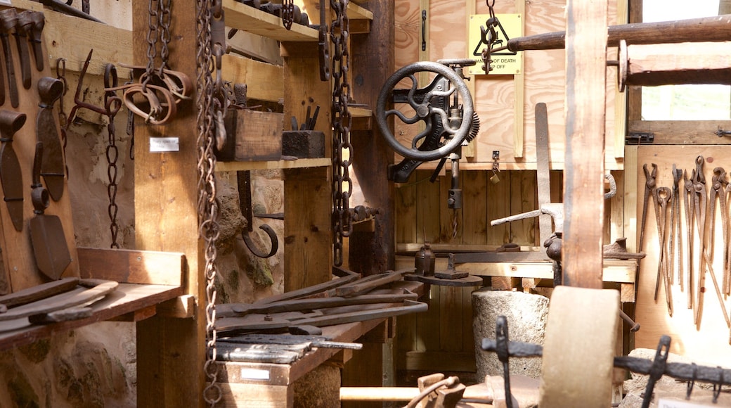 Wayside Museum caracterizando elementos de patrimĂŽnio e vistas internas