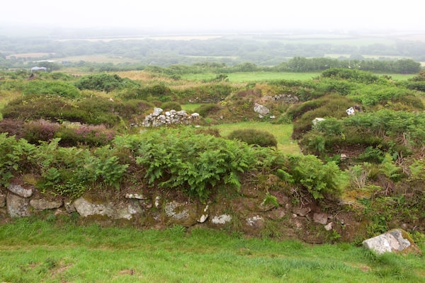 Village protohistorique de Chysauster qui includes scènes tranquilles
