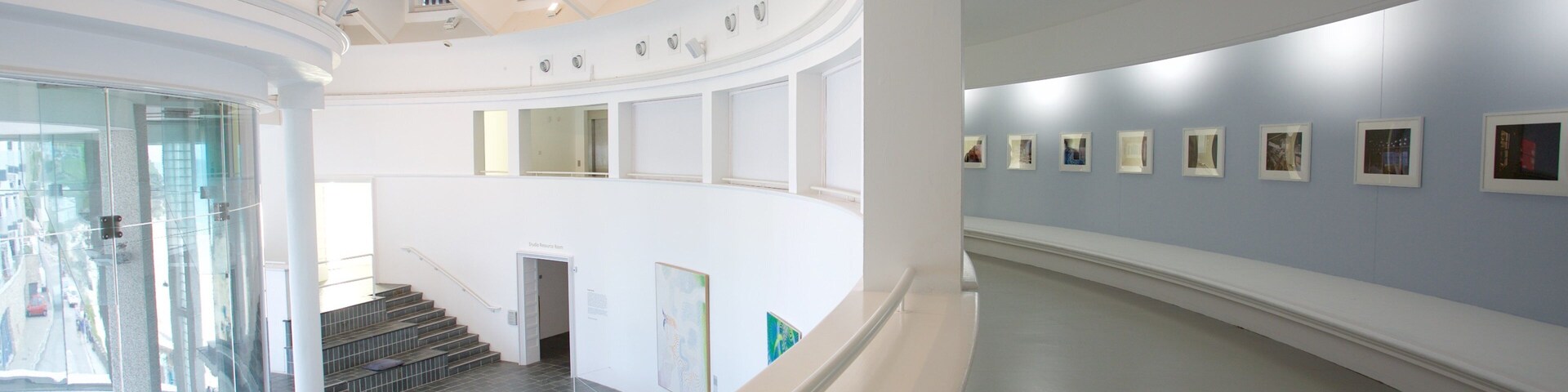 Tate St. Ives showing interior views