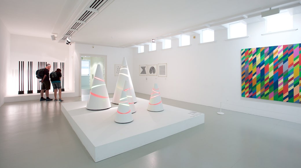 Tate St. Ives featuring interior views