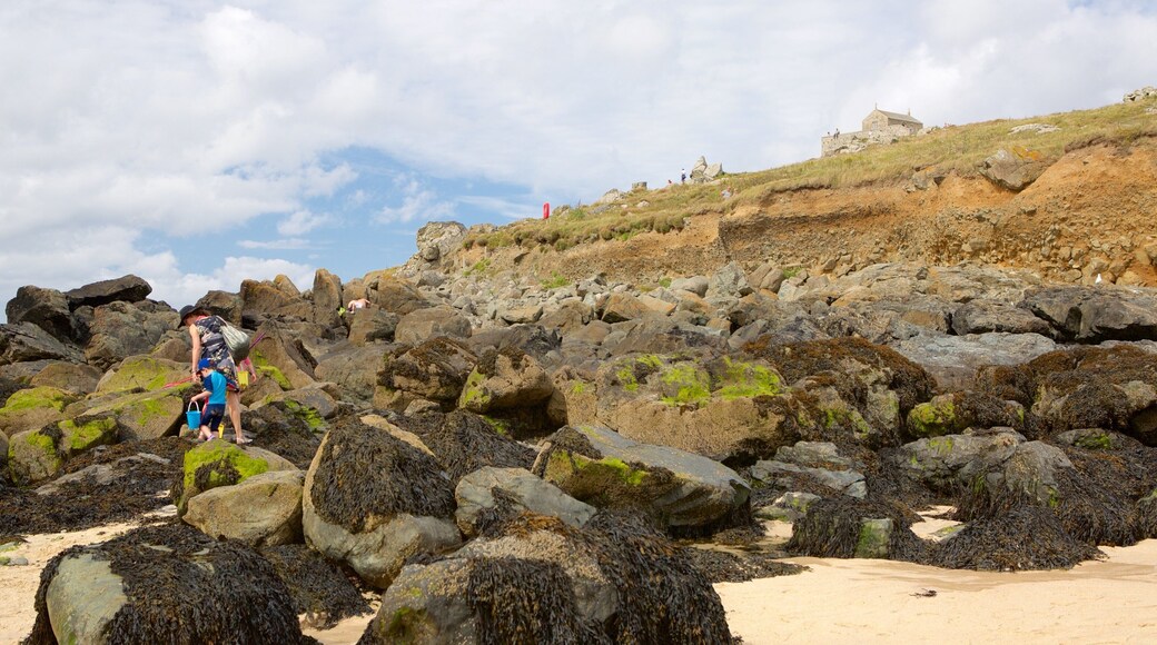 Porthmeor Beach featuring a sandy beach