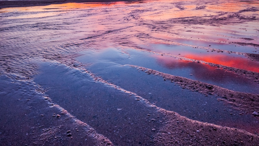 Sunset at Holywell Bay, Cornwall
