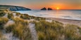 Golden Sunset at Holywell Bay