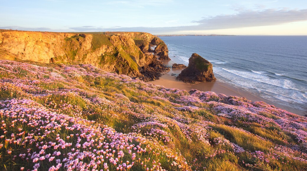 Bedruthan Steps Cornwall uk