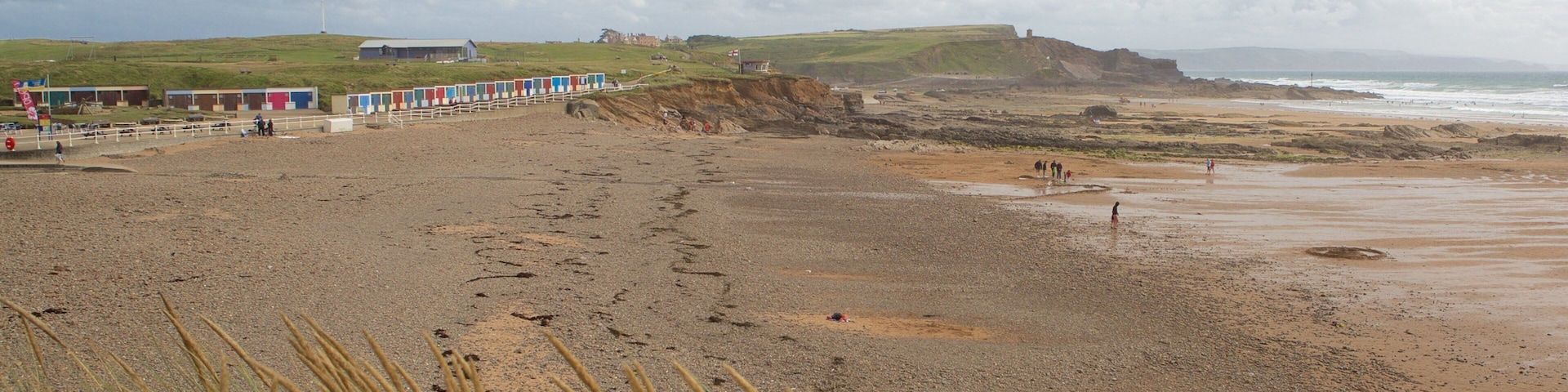 Crooklets Beach which includes general coastal views