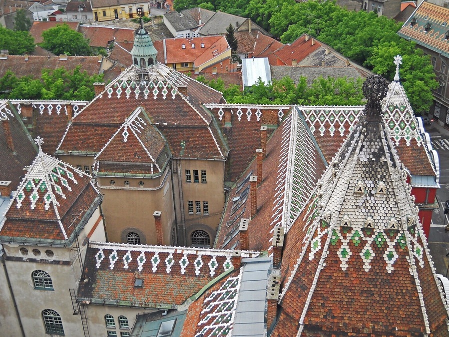 City Hall of Subotica - view from above http://www.cityoftheweek.net/2016/04/09/the-3-cities-of-serbia-everyone-should-visit/
