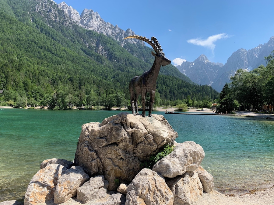 Beautiful Julian Alps in Slovenia when we stayed in Kranjska Gora.