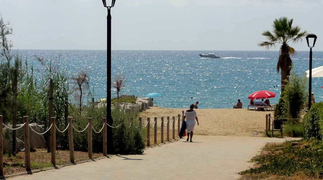 This is a a photo of a beach in Catalonia, Spain, with id: