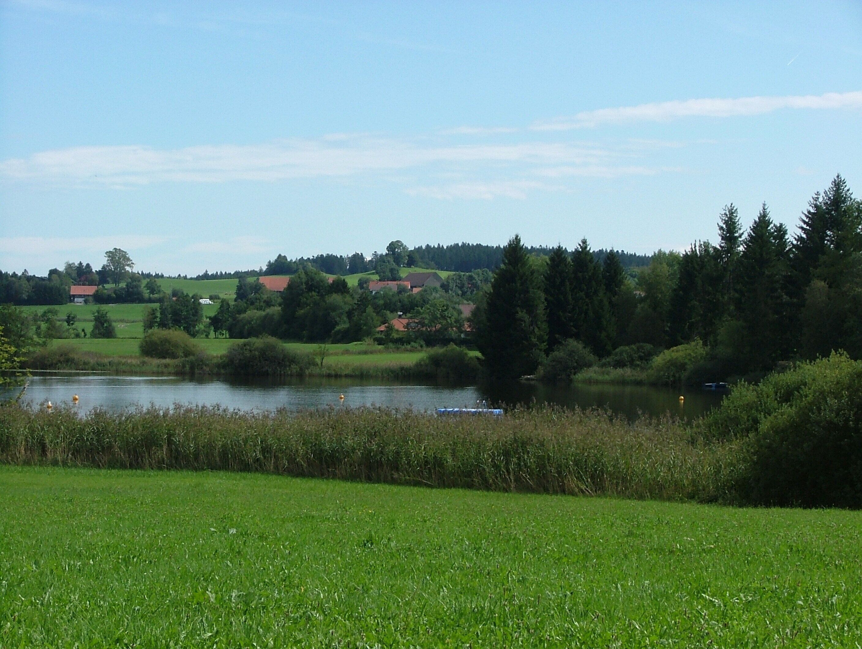 Kißlegg Obersee mit Strandbad