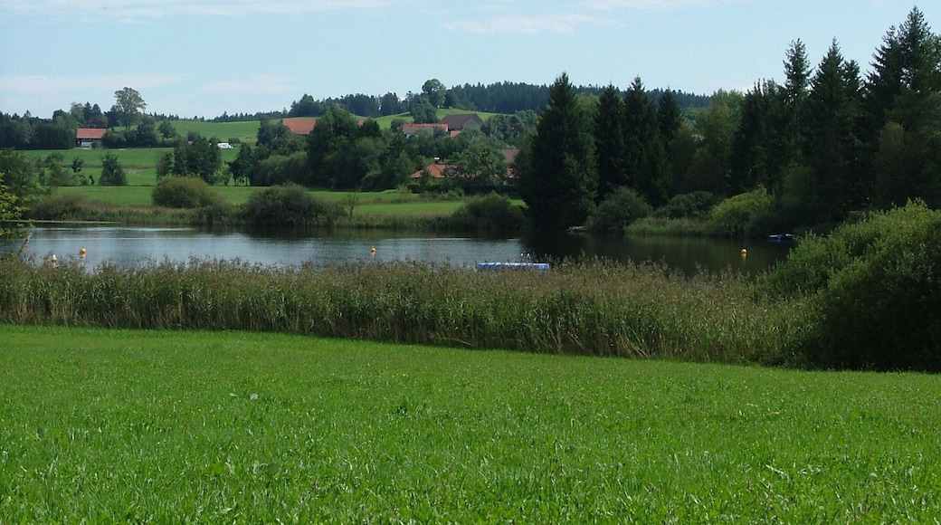 Kißlegg Obersee mit Strandbad