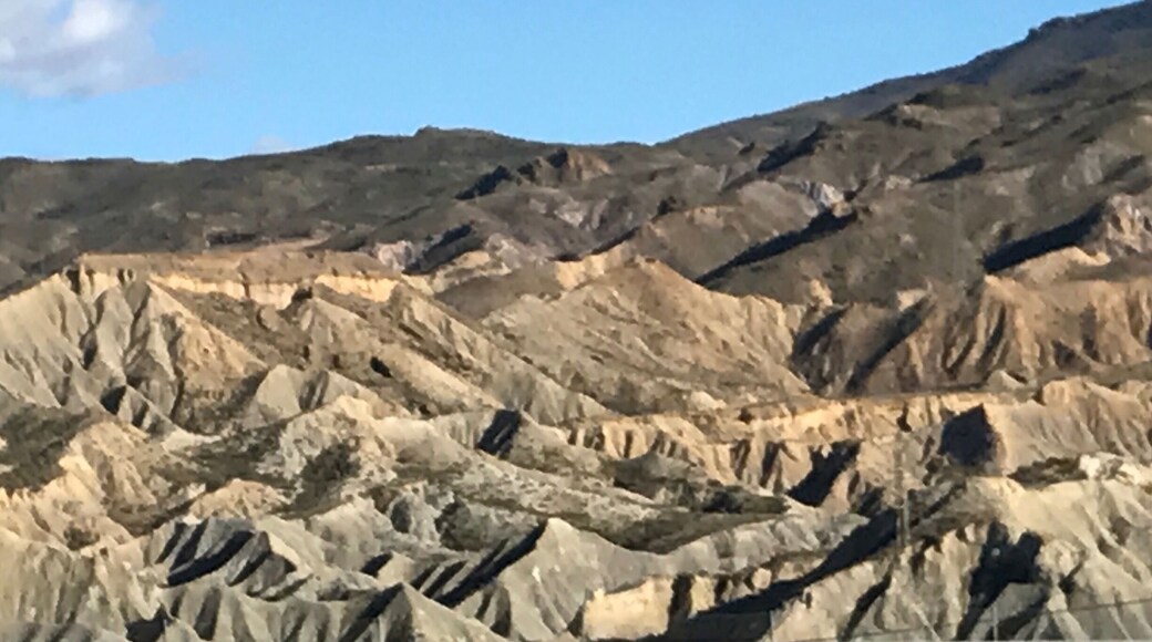 The Tabernas desert in Andalucia, location for many Spaghetti Westerns