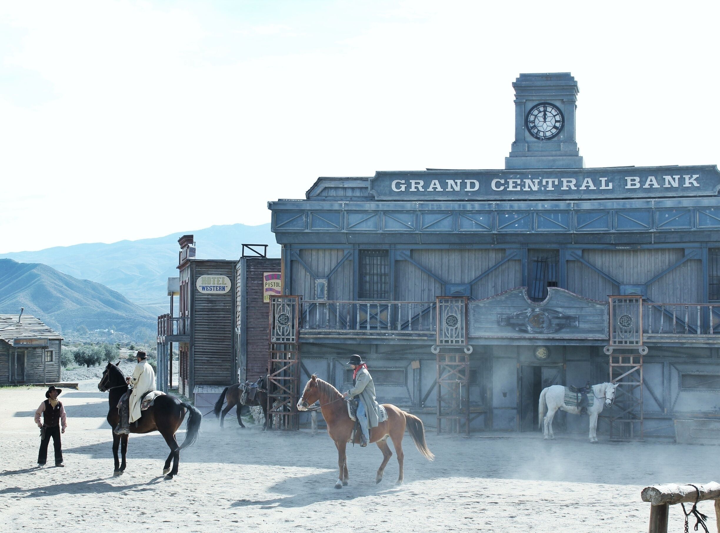 The Wild West of Spain.

Fort Bravo is a film set located in the desert lands of Almeria, Spain.