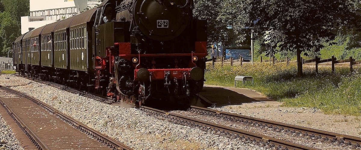 Lok 262,Leaving Weizen-Sauschwanzlebahn .