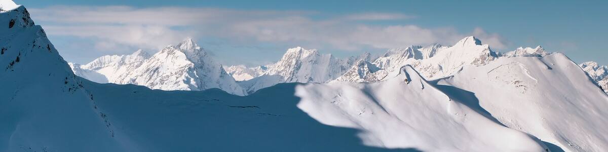 winter in Alps, Kaltenbach ski resort in Fuegen, Zillertal valley