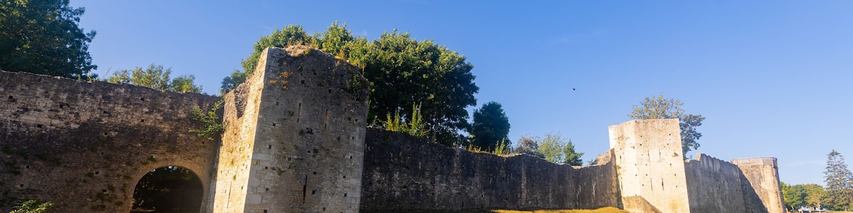 Defensive buildings of the Middle Ages. Walls Provins - France
