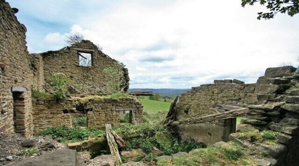 Edge Barn, the Ruin Adjacent to the bridleway from Twitchill to Aston.