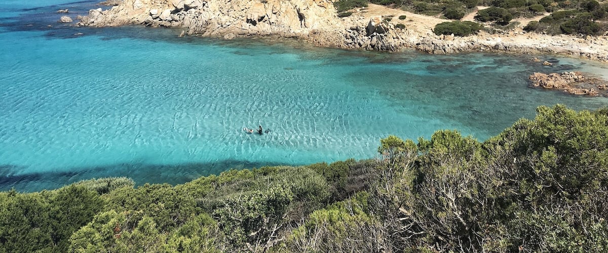 Cala Antoniareddu from a hike