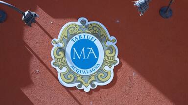 Acqualagna, (PU), Italy - August 10, 2022: Truffle shop in Acqualagna, Pesaro Urbino, Marche, Italy, Europe