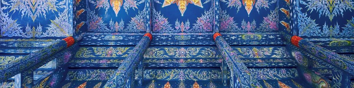 Chiang Rai Blue Temple or Wat Rong Seua
is a new temple just outside of Chiang Rai. It is very beautiful and have a similar style to the White Temple. As the name suggest it have a blue theme and a lots of nice artwork.
#BVSBlue #Temple #Thailand