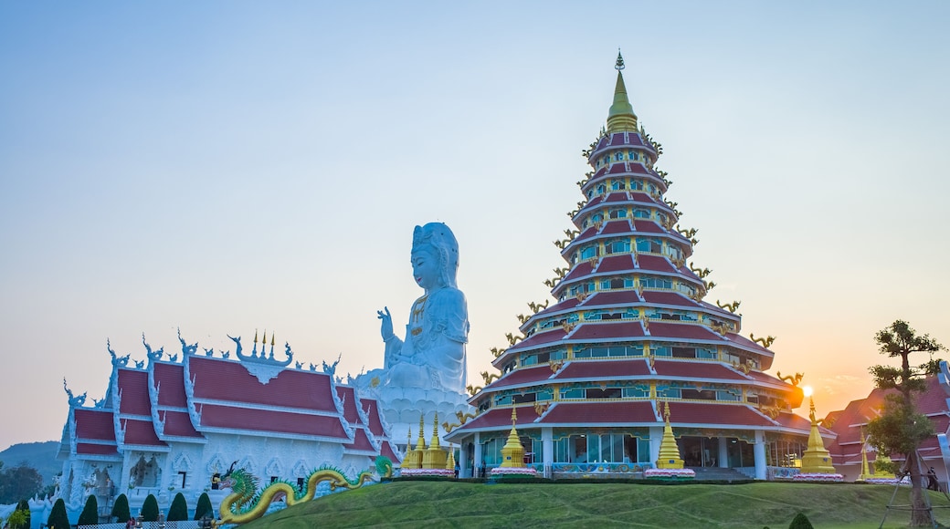 Wat Huay Pla Kang, Chinese temple, Big Buddha, Chiang Rai Province, Thailand
