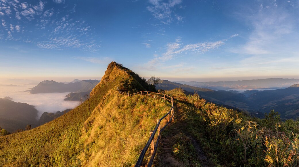 phu chee dow mountain (phu chee dao/phu chi dao) , Beautiful landscape sunrise mountain in Chiang rai , Northern of Thailand