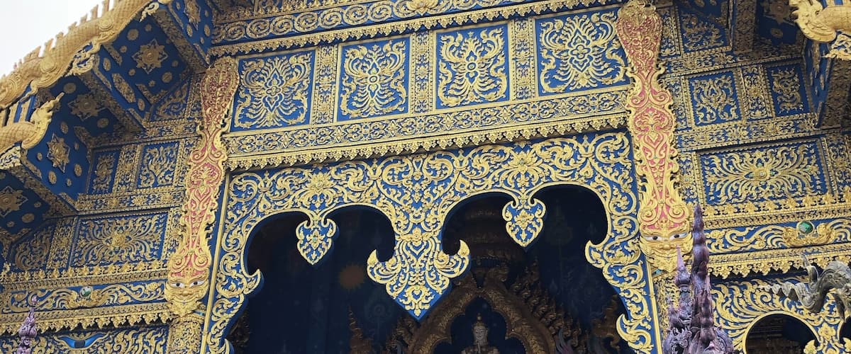 Blue temple, Chiang Rai, Thailand