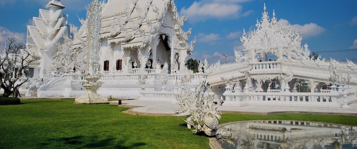 The White Temple in Chiang Rai, Thailand.
The design of this temple is unbelievable! When I was doing my research on the "must-visit" places in Thailand, the White Temple kept coming up as not-to-be-missed, and quite rightfully so. The detail of its design is insane! It was definitely a magnificent architecture and one of the most beautiful temples (or religious site) that I've ever seen. There were too many people to fully appreciate the temple though and really difficult to get a perfect shot (without the people cluttering the photo). But if you're patient and just wait long enough, you'll also get a perfect shot of the temple without tourists ruining your photo.
#chiangrai #whitetemple #thailand #southeastasia #asia #wanderlust #travel #temple #architecture #buddhism