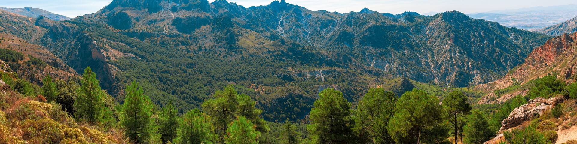 panorama of the mountains
