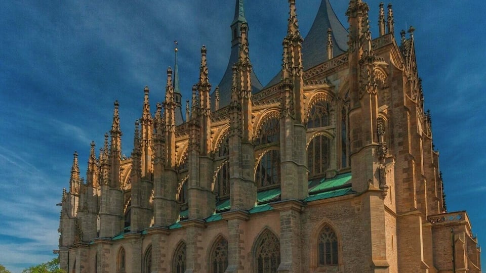 May 2016
St. Barbora's Church, Kutná Hora, Czech republic
The Roman Catholic Cathedral dedicated to Saint Barbora is a UNESCO World Heritage Site since 1995.
It was built in Kutná Hora town in Central Bohemia during the days when it was the most important silver mining place in Czech kingdom. The building began in 1388 and it was finished in 1558 when the mining ceased to be profitable.
Actually it was not initiated by any church institution but it was a representative chappel building sponsored by wealthy towns men and dedicated to patron saint of miners, the saint Barbara.
In 17th century it has received Baroque elements and from 1884 to 1905 its current Neogothic puristic appearance including the western facade and three tent-like roofs.
#unesco