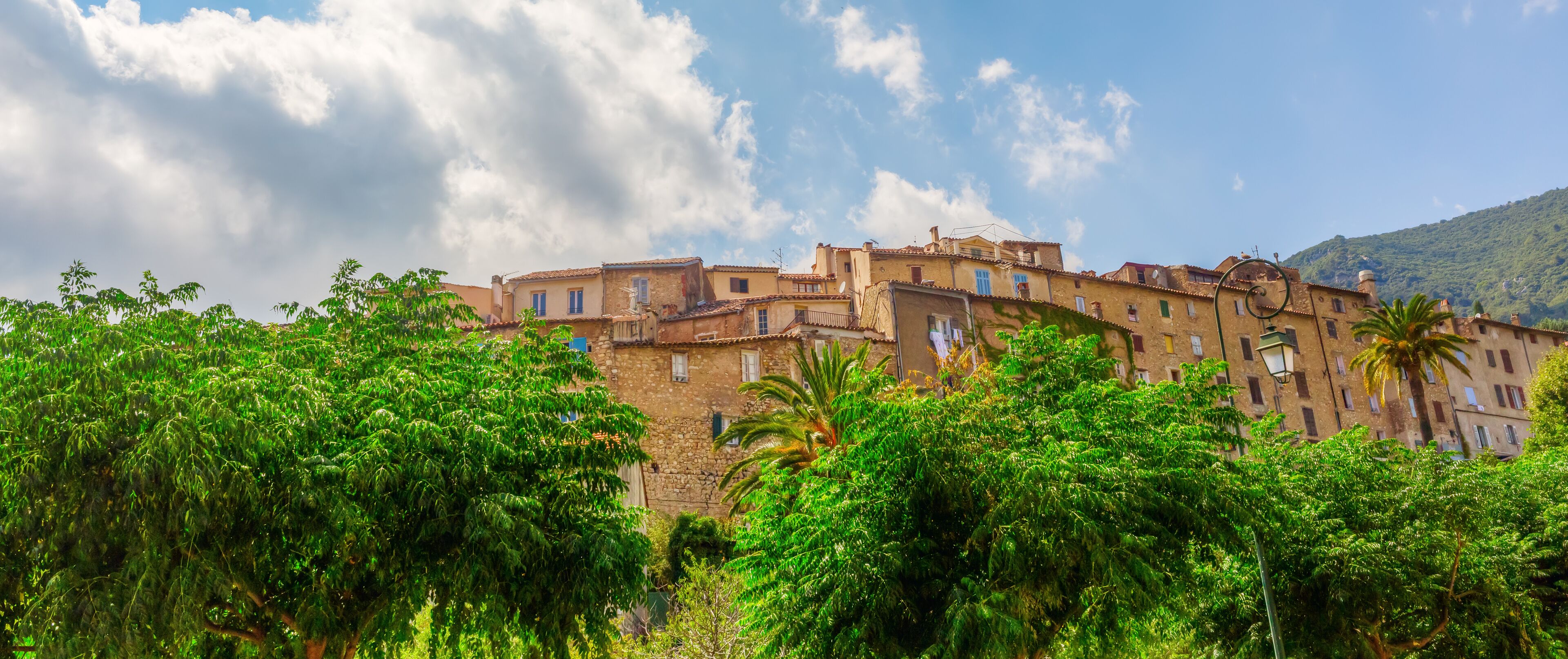 mountain village Seillans in the Provence