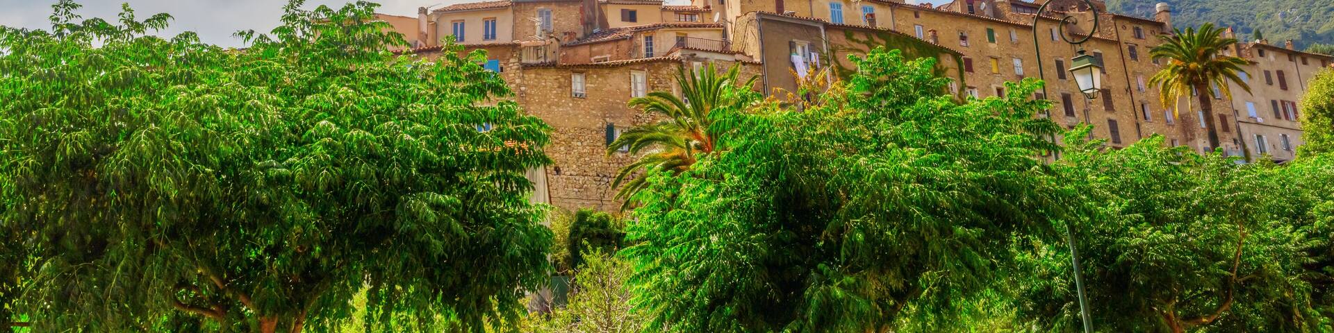 mountain village Seillans in the Provence