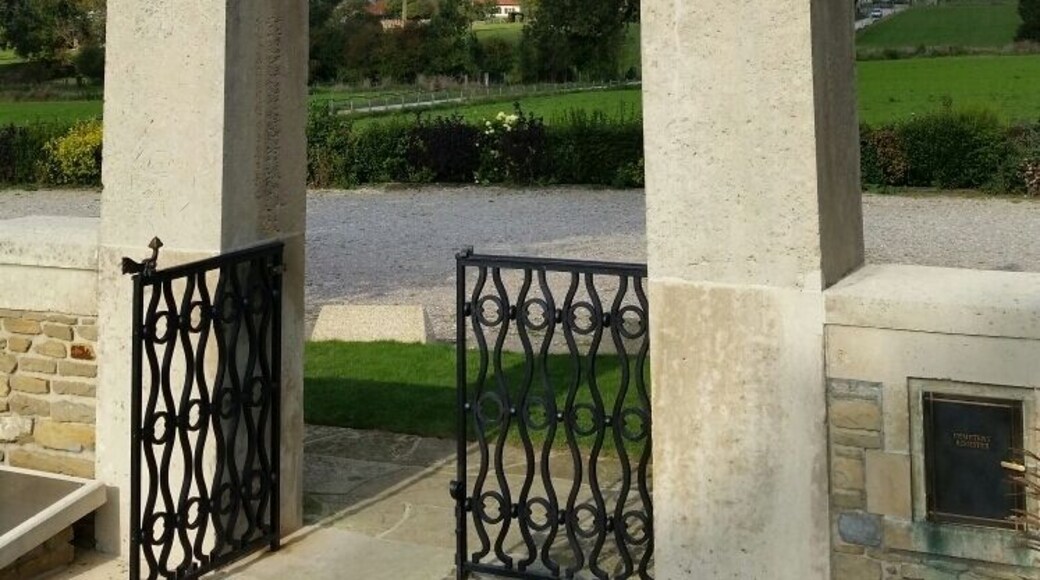 Last resting place a Chinese labourers brought to France during WW1
