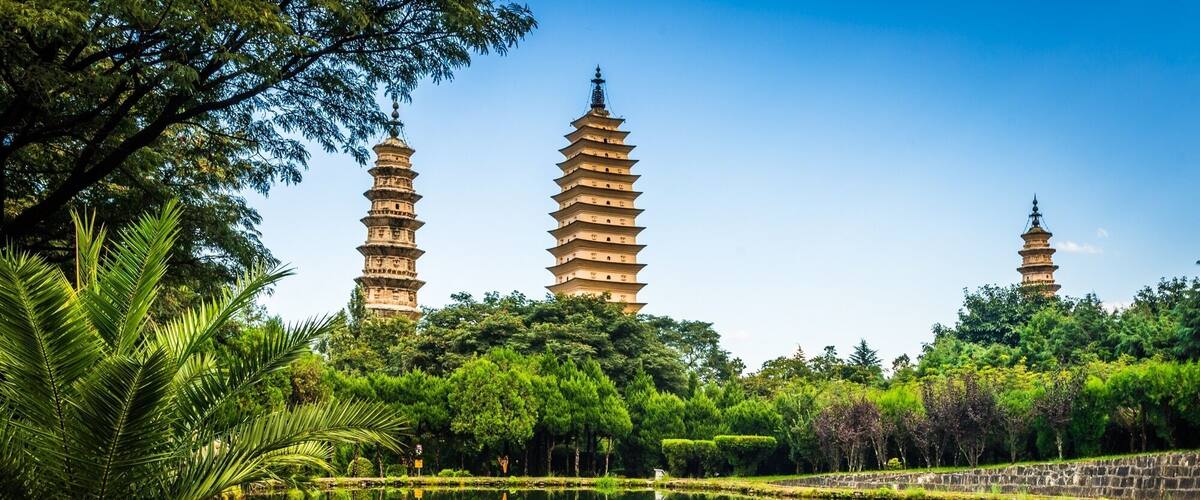 Everyone will go to see the Three Pagodas at the Chongsheng Monastery in Dali, but if you take a side path to the reflection pool which is not sign posted you will get this photo. There may be a few tourists and possibly a photographer taking photos for a fee, but just walk around, setup your camera, take the shot and move on. Everyone has the right to capture sights like this and you are no different. #GreatOutdoors
