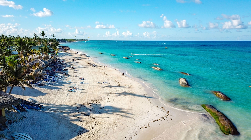 Drone Shot of Punta Cana - Bavaro Beach