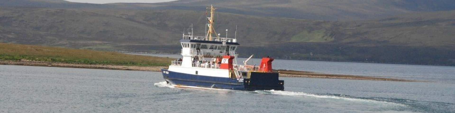 Hoy Ro-Ro Ferry. Orkney Isles Company, MV Hoy Head. Houton - Hoy.