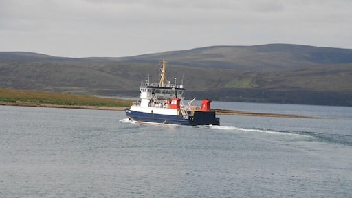Hoy Ro-Ro Ferry. Orkney Isles Company, MV Hoy Head. Houton - Hoy.