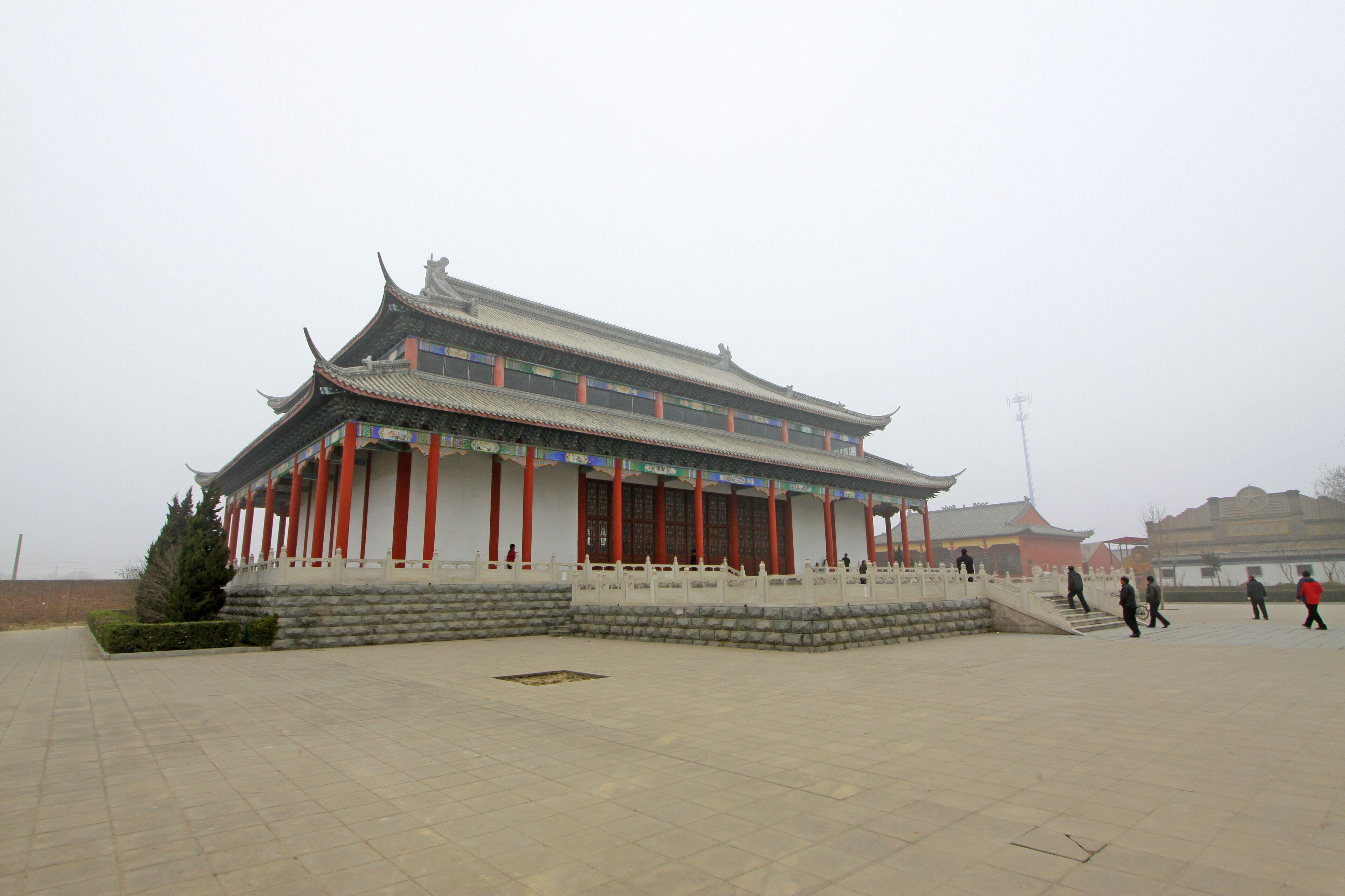 The Kaifu temple audience hall architectural appearance, on december 8, 2013, jing county, hebei province, China.
