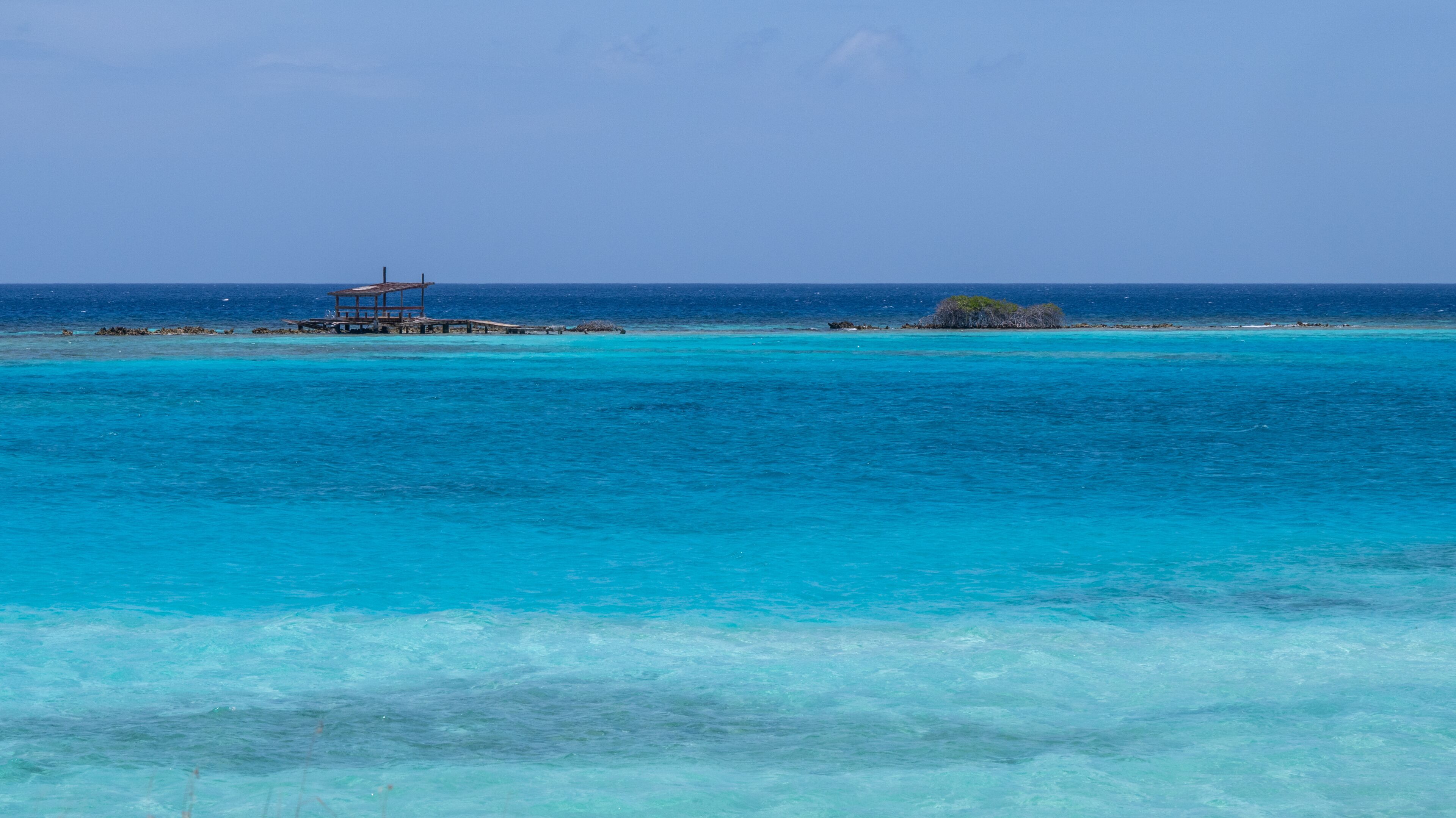 Blue waters Savaneta Lagoon Aruba
