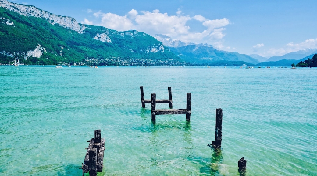 Annecy May 2017. It quite not perfect time to catch the colorful flowers